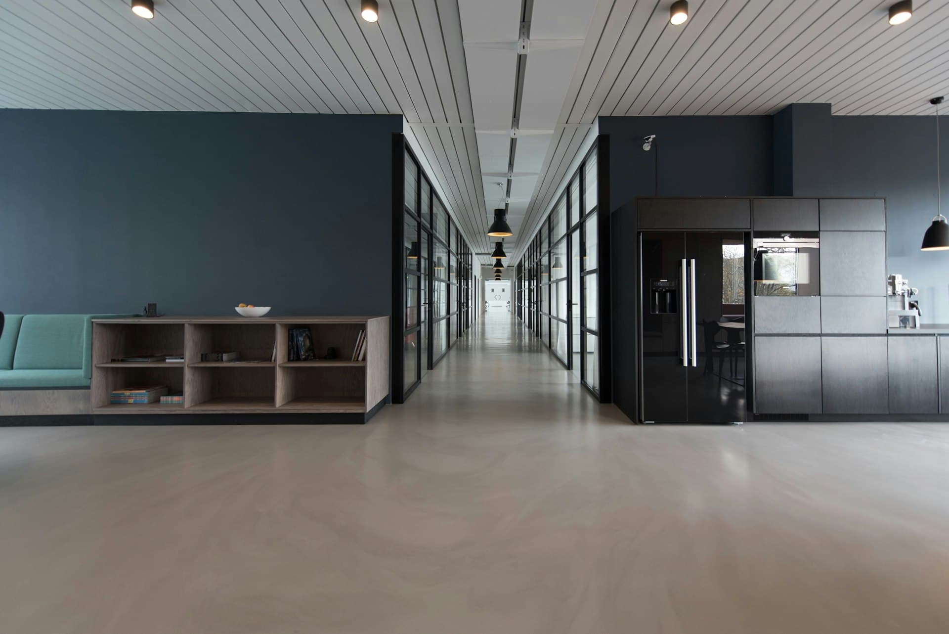 Professional office with warm natural light